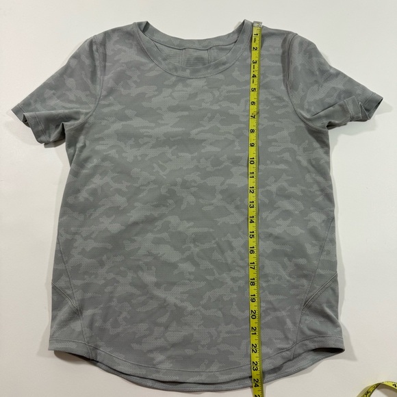 Lululemon Long Distance Short Sleeve Shirt Incognito Camo SSL Silver White - Picture 5 of 5